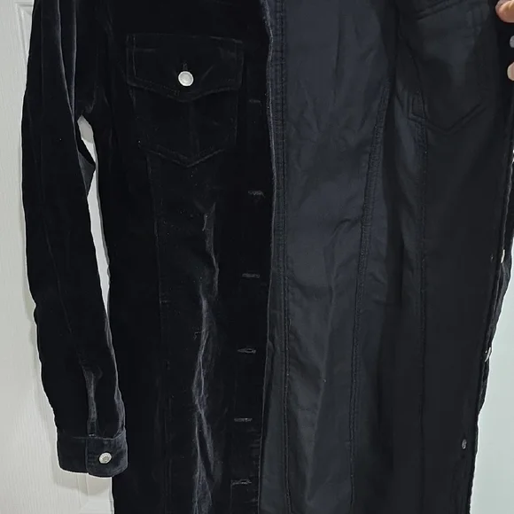 GAP Black Velvet Dress Woman's Size 4 - Picture 10 of 11